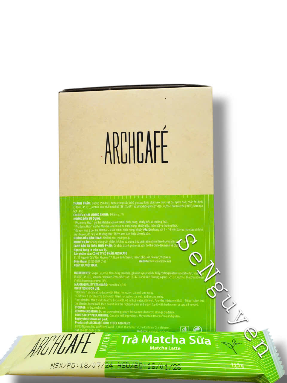 ARCHCAFE: MATCHA LATTE - PRODUCT FROM VIETNAM
