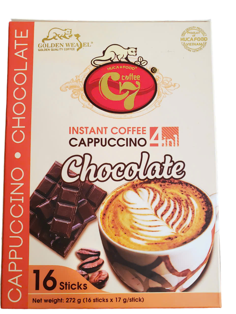 CAPPUCCINO CHOCOLATE - INSTANT COFFEE - PRODUCT FROM VIETNAM