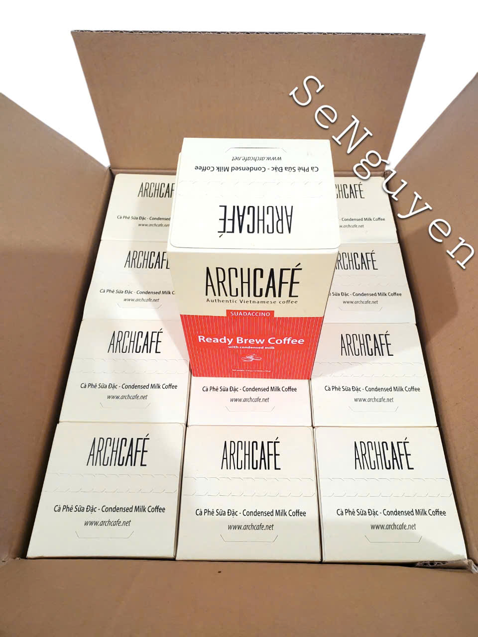 ARCHCAFE READY BREW COFFEE WITH CONDENSED MILK - WHOLESALE -1 CASE / 12 BOXES