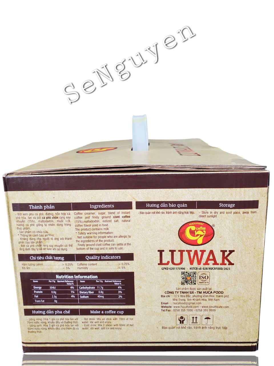 LUWAK 3N1 INSTANT COFFEE  -1 CASE / 9 BOXES (SAVE 200 PHP)
