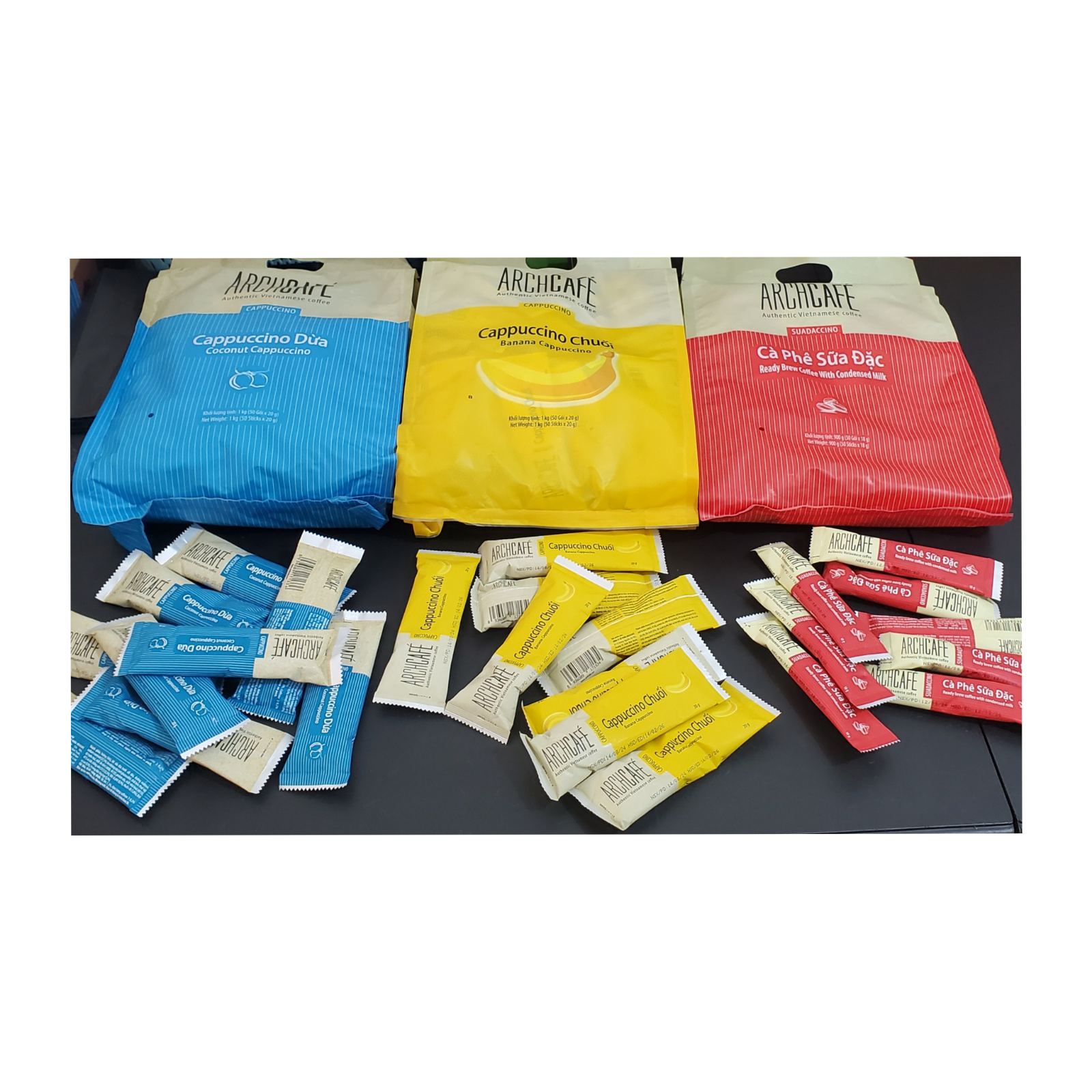 ARCHCAFE: BANANA CAPPUCCINO - BAG OF 50 STICKS