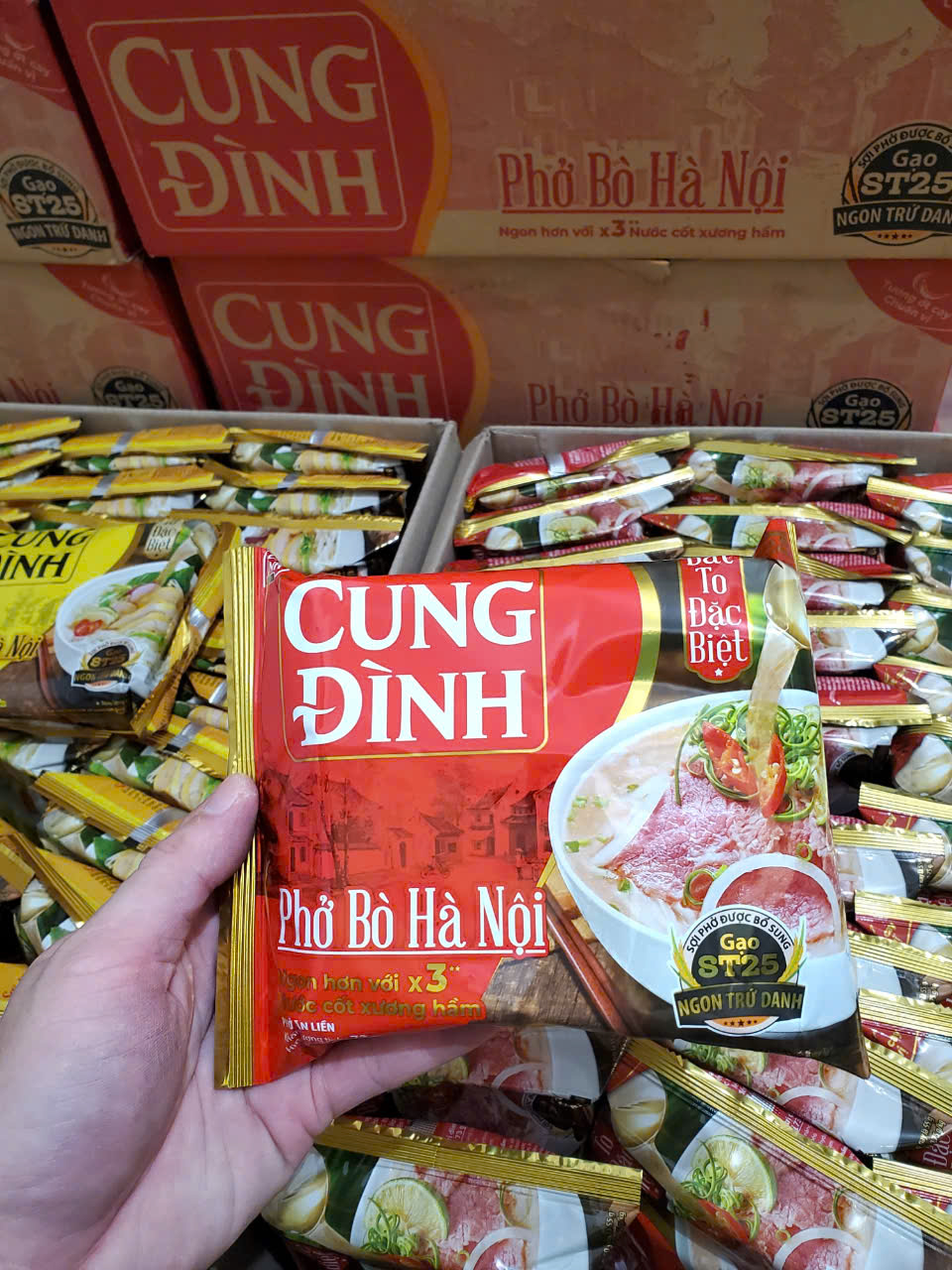 VIETNAMESE INSTANT NOODLES - PHO BO 73G/PACK (BEEF FLAVOR)
