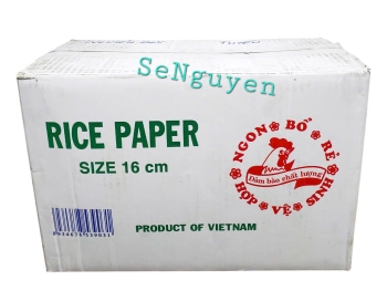 VIETNAMESE RICE PAPER WRAPPER - WHOLE BOX (30 PACKS)